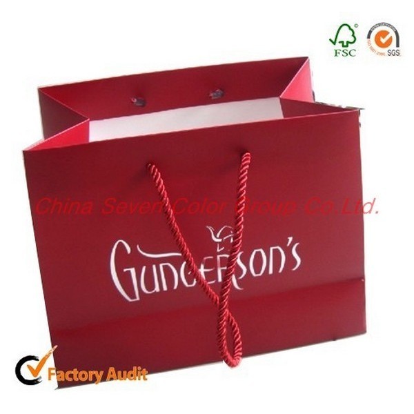 Manufacture Paper Bag With Handle Shopping Bag 
